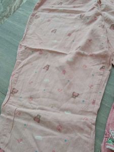 Cute Pink Pajama Pants Set
