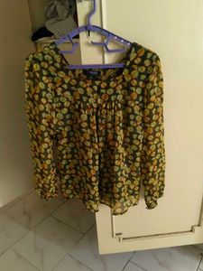 Chic Printed Long Sleeve Top