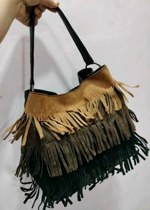 Boho Fringed Shoulder Bag