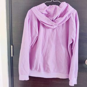 Cozy Lavender Zip-Up Hoodie