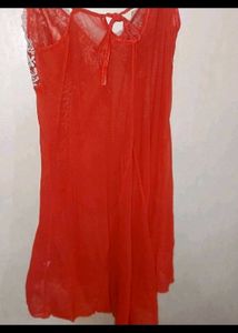 Red Lace  one piece
