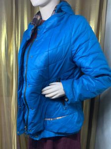 Stylish Blue Puffer Jacket