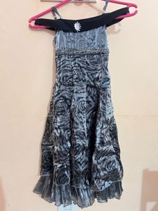 Girls Off-Shoulder Party Dress