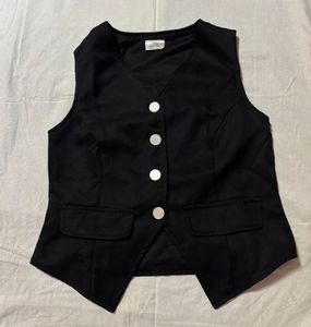 Classic Black Vest
