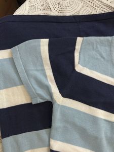 Striped Casual Knee-Length knit Dress