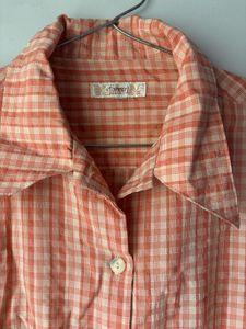 Chic Plaid Button-Down Shirt