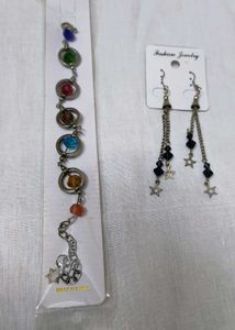 Stylish Earrings &amp; Bracelet Combo ✨