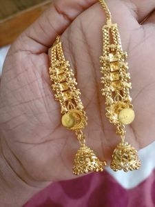 Golden Jhumka Earrings