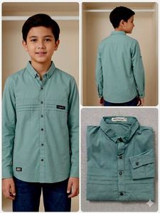 Boys party wear crepe shirt