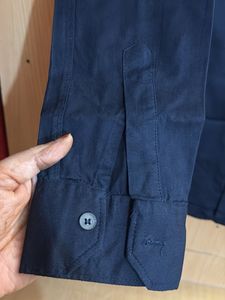 Navy Blue Long Sleeve Shirt