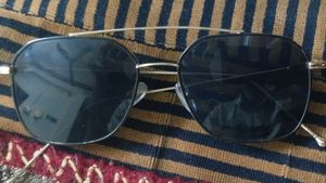 Stylish Black Oval Sunglasses