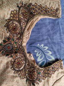 Elegant Peach Kanjeevaram Silk fancy Saree