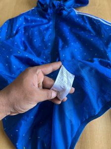 Adidas Blue Windbreaker Jacket