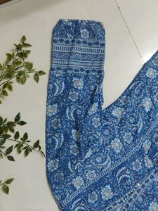 Beautiful Blue Floral Print Kurta🌼💙
