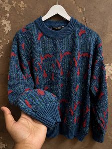 Corsieri Italian Blue Knit Sweater