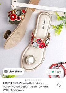 Embellished Flat Sandals from Mark Loire
