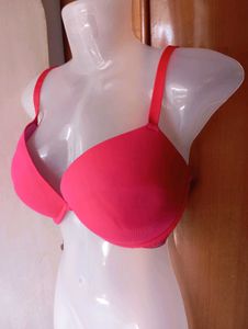 Vibrant Pink Push-Up Bra