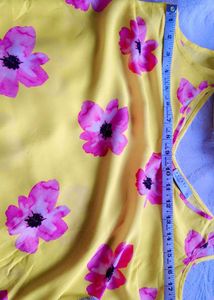 Yellow Floral Cami Top