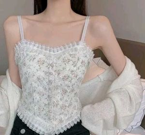 Floral Lace Corset Top