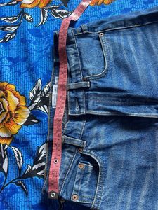 Women's Blue Wide Leg Jeans