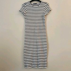 Classic Striped Bodycon Dress