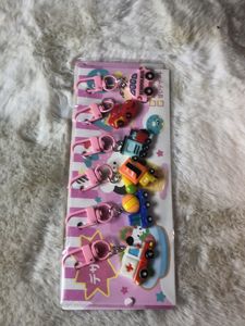 Cute Car Theme Keychain Set