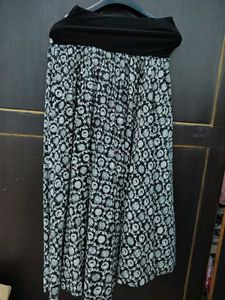 Boho Floral Print Maxi Skirt