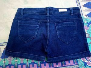 Blue Denim Shorts