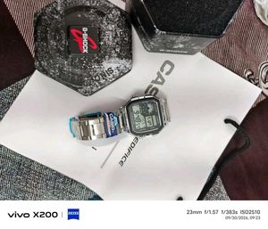 Casio G-Shock Watch PREMIUM SILVER WITH TIN BOX