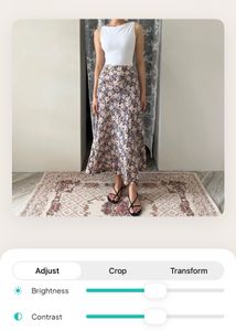 zara cotton skirt