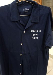 Dark Blue Short Sleeve Shirt