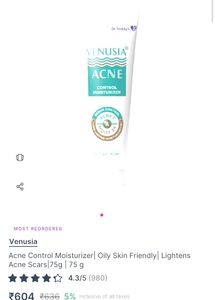 Venusia Acne Control Moisturizer