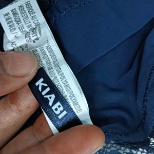 ⭐ Navy Blue Lace Trim Briefs