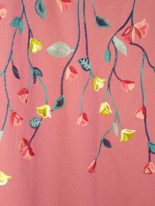 Embroidered Pink Kurti