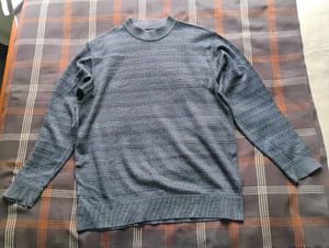 Men's Textured Mock Neck Sweater
