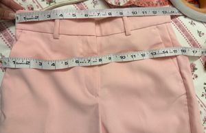 Chic Pastel Pink Trousers