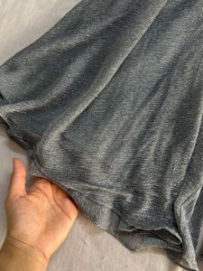 Sparkling Metallic Sheer Kurta with Crop