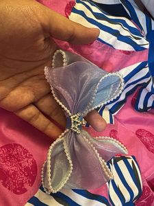 Sparkly Bow Hair Clip