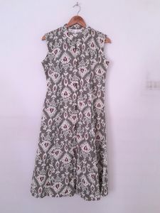 Grey Printed Kurta (Women's)