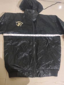 Stylish Black Hooded Jacket