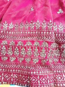 Dimond mirror work Embroidered Gown