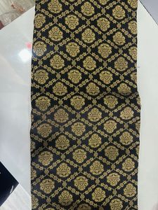 Black &amp; Gold Dress Material