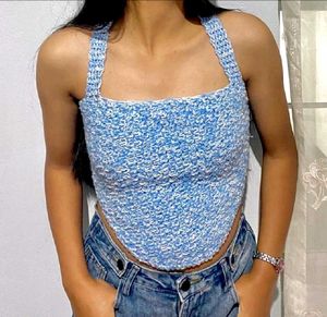 Handmade crochet corset