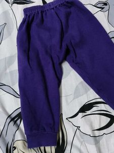 Baby Girl Purple Joggers