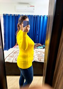 Yellow Sweatshirt for women