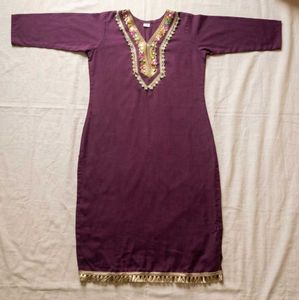 Purple colour suit set
