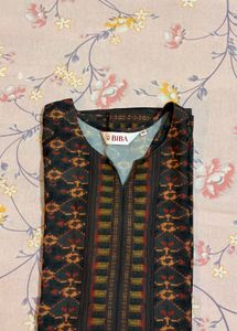 BIBA Women Polyester Straight Fit Printed Kurti