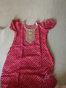 Beautiful red Kurta Set