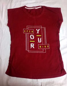 Red Tshirt Cotton