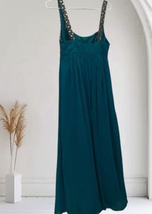 Elegant Teal Maxi Dress